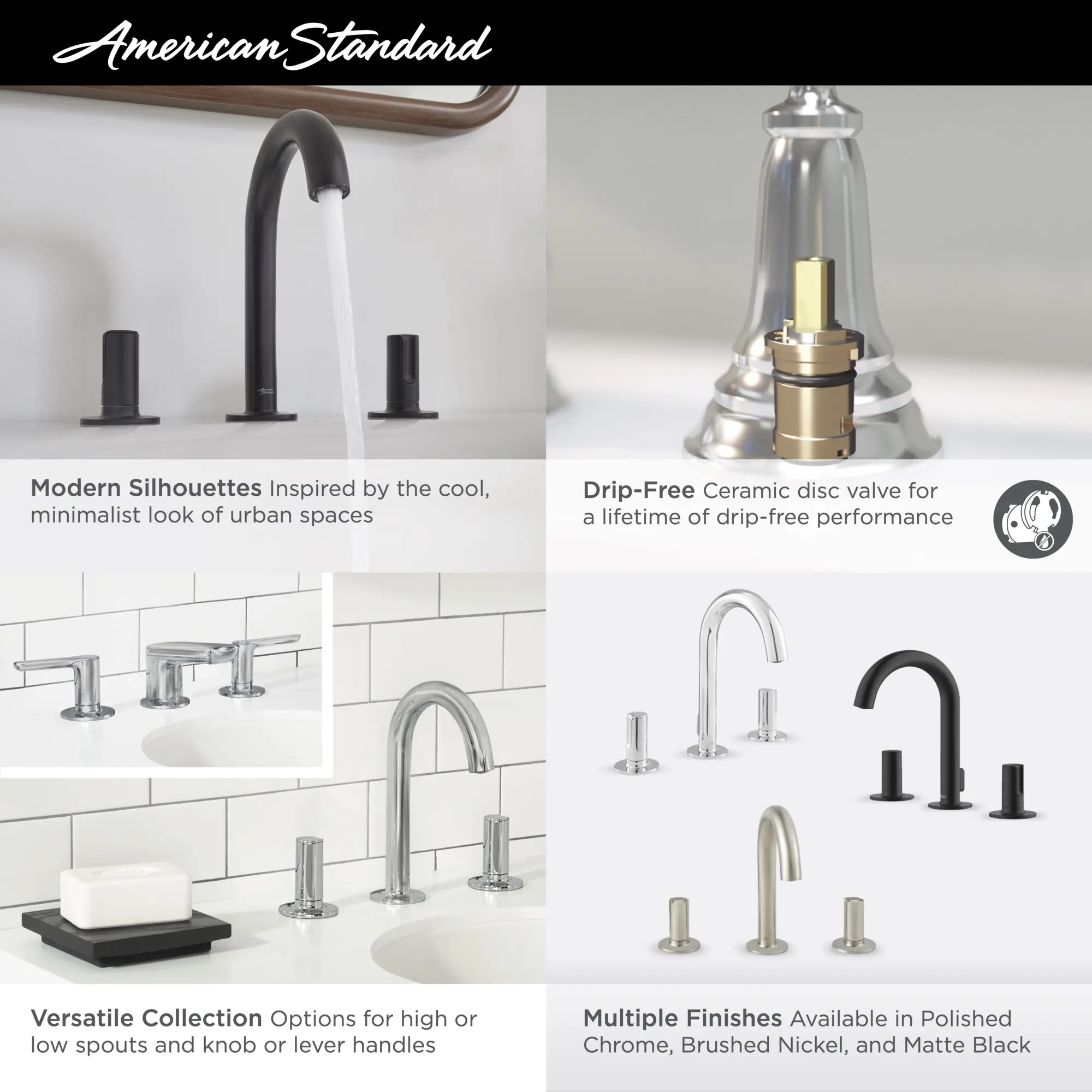 Studio® S Single Hole Single-Handle Bathroom Faucet 1.2 gpm/ 4.5 L/min With Lever Handle